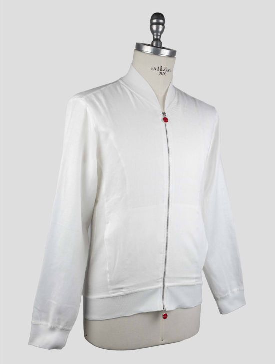 Kiton White Linen Coat 2