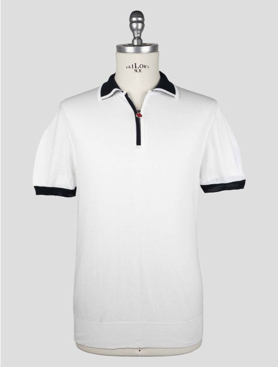 Kiton  White  Cotton  Polo 1