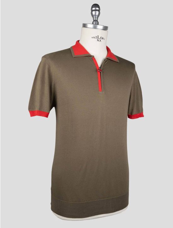 Kiton  Green  Cotton  Polo 2