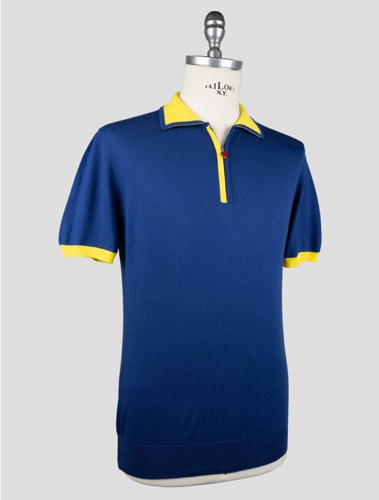 Kiton  Blue  Cotton  Polo 2