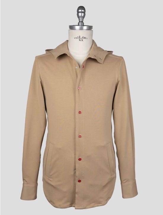 Kiton Beige Cotton Ea Shirt Mariano 2
