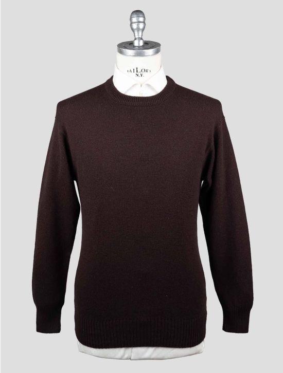 Gran Sasso Gran Sasso Brown Virgin Wool Sweater Crewneck Brown 000