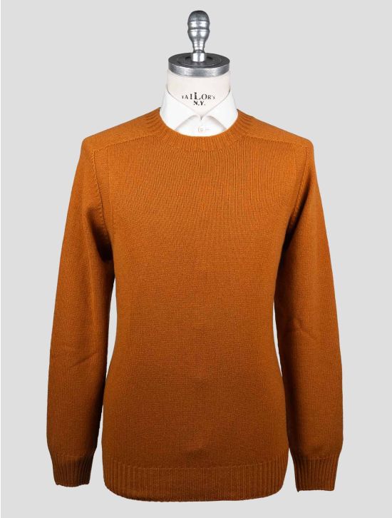 Gran Sasso Gran Sasso Brown Virgin Wool Swaeter Crewneck Brown 000