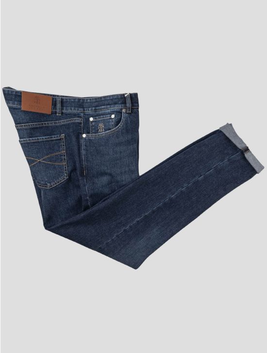 Brunello Cucinelli Blue Cotton Ea Jeans CJY2 1