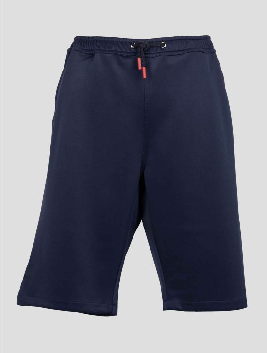 Kiton Dark Blue Pl Ea Short Pants Neoprene Fabric KJY22 1