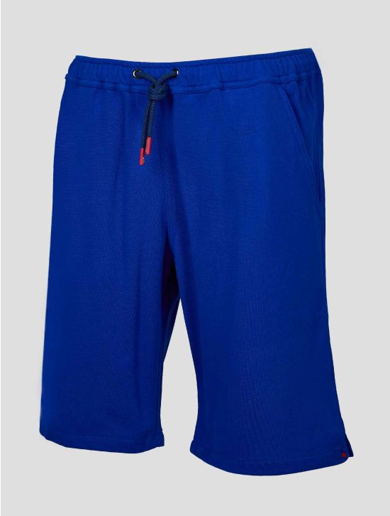 Kiton Blue Cotton Short Pants 2