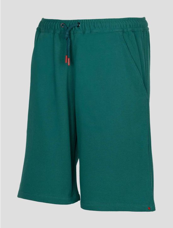 Kiton Green Cotton Short Pants 2