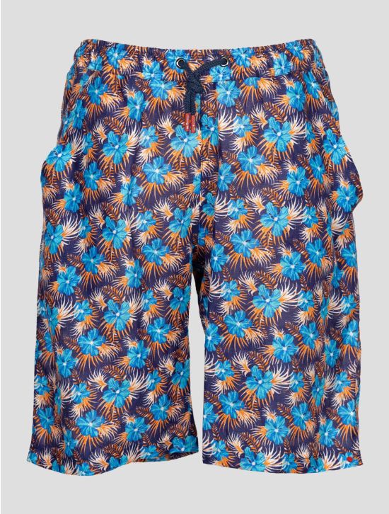 Kiton Multicolor Linen Short Pants KJY43 1