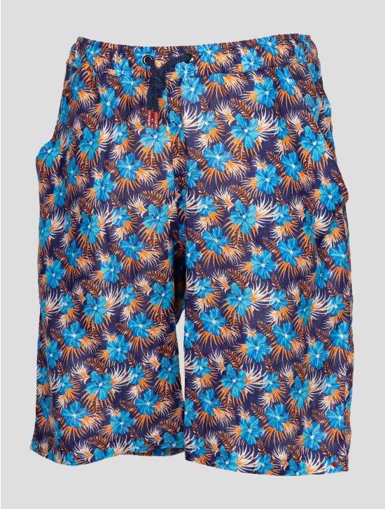 Kiton Multicolor Linen Short Pants KJY43 2
