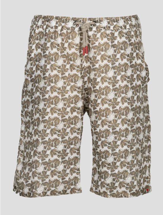 Kiton Multicolor Linen Short Pants 1