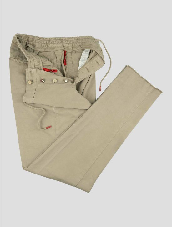 Kiton Light Gray Lyocell Cotton Ea Pants 2