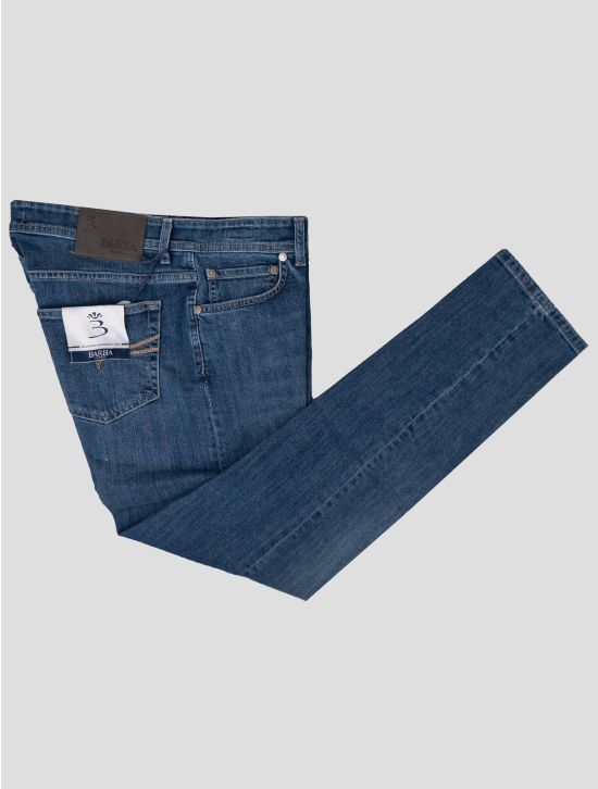 Barba Napoli Blue Cotton Ea Jeans BJY1 1