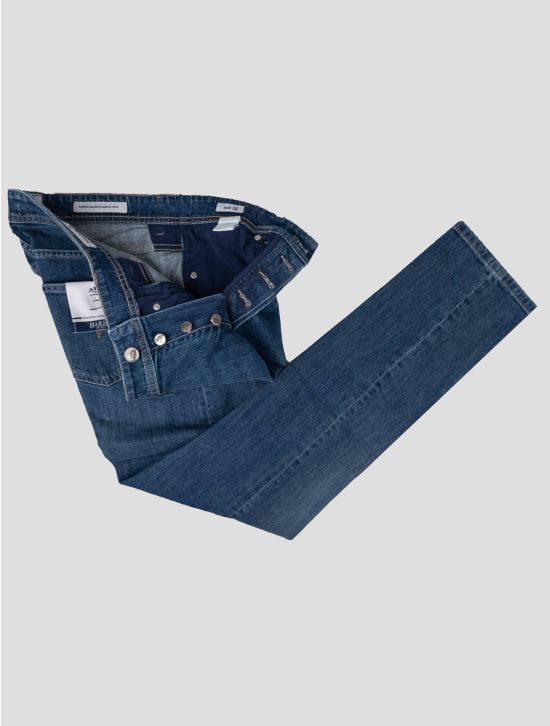 Barba Napoli Blue Cotton Ea Jeans BJY1 2