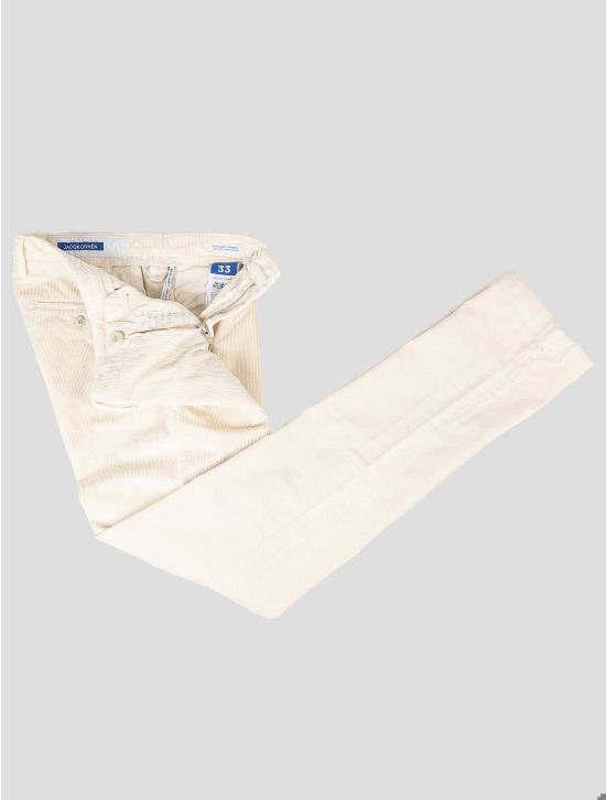 Jacob Cohen Beige Cotton Md Ea velvet Pants JJY14 2