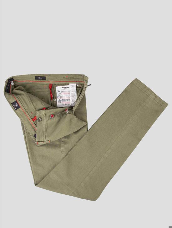 Kiton Green Cotton Ea Jeans KJY82 2