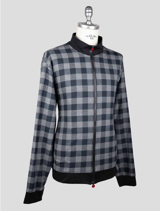 Kiton Multicolor Cotton Coat B-ONE KCZ18 8
