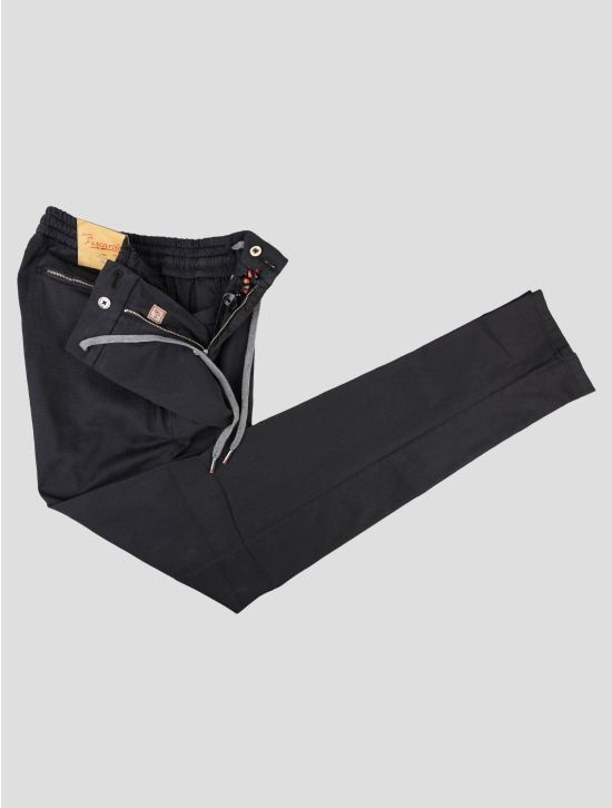 Marco Pescarolo Black Cotton Silk Ea Pants PJZ2 2