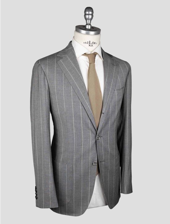 Sartorio Gray Virgin Wool Viscose Ea Suit 2