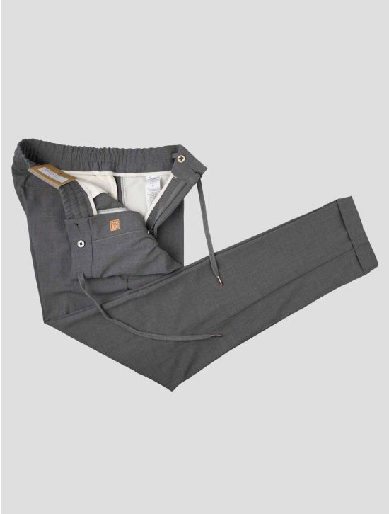 Marco Pescarolo Gray Virgin Wool Ea Pants PJZ11 2