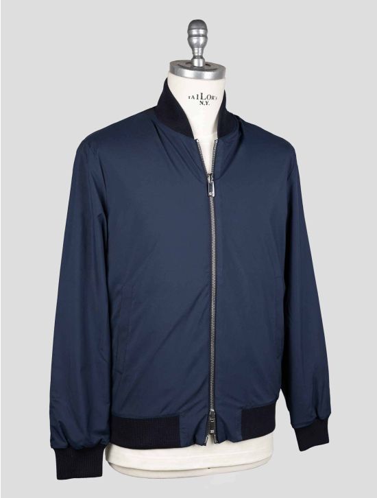 Marco Pescarolo Blue Cotton Nylon Ea Pl Coat Reverse PCZ1 2
