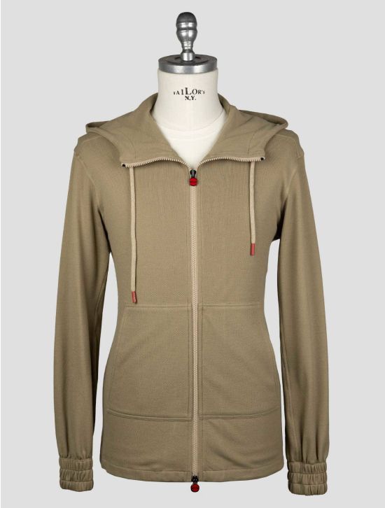 Kiton Beige Cotton Tracksuit Short Pants 2