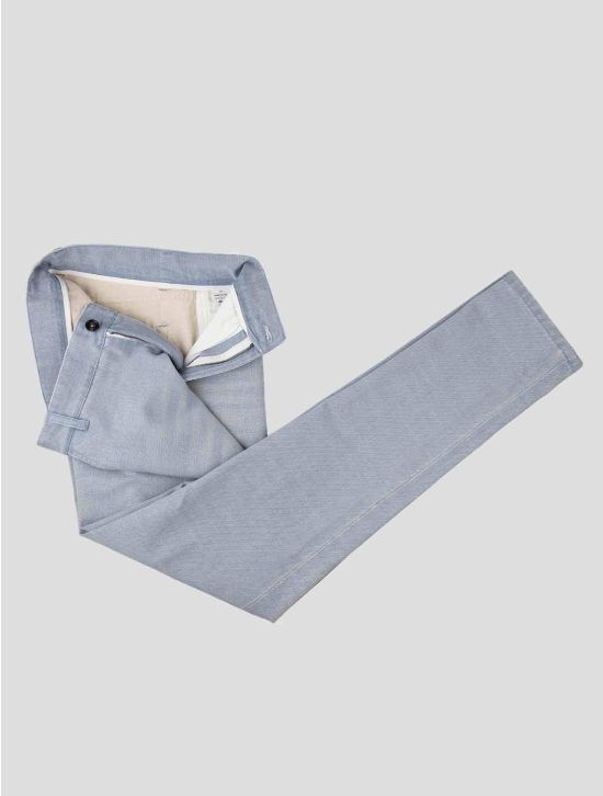 Isaia Light Blue Cotton Jeans IJZ1 2
