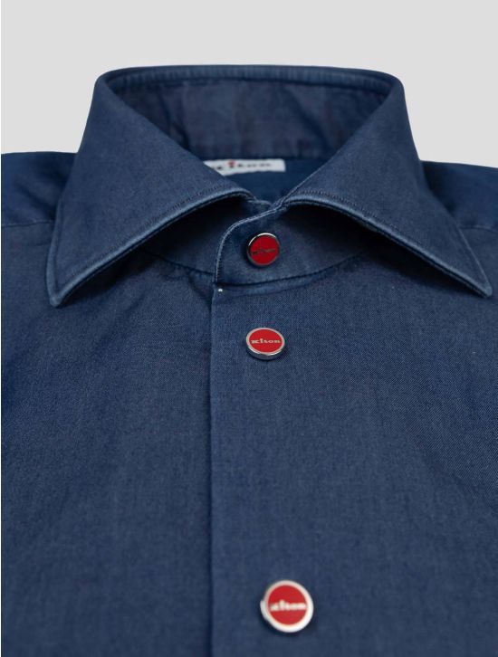 Kiton Denim Cotton Shirt SKZ37 2