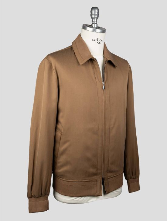 Cesare Attolini Brown Silk Coat 2