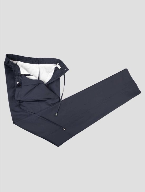 Cesare Attolini Blue Cotton Silk Ea Pants AJZ5 2