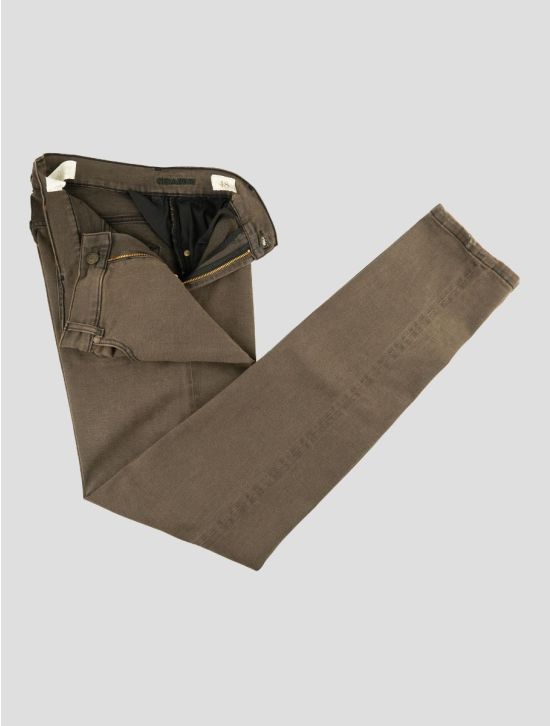 Marco Pescarolo Brown Cotton Ea Jeans 2