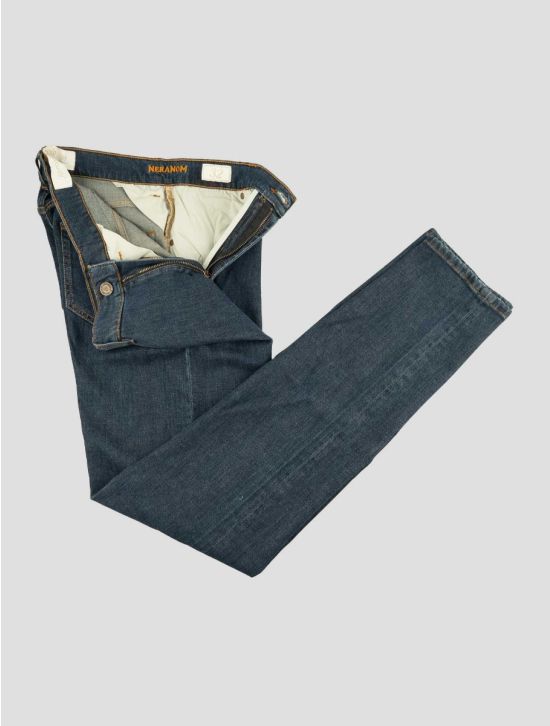 Marco Pescarolo Blue Cotton Lyocell Cashmere Ea Jeans