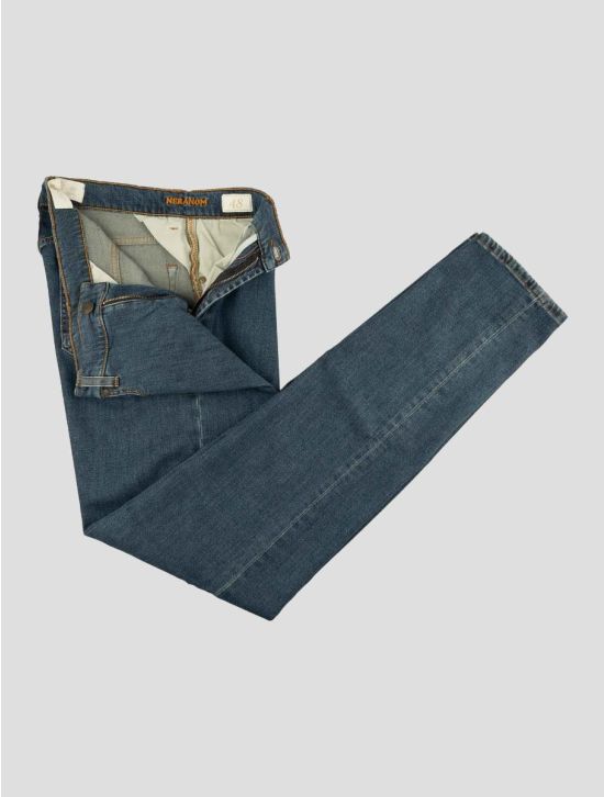 Marco Pescarolo Blue Cotton Lyocell Cashmere Ea Jeans 2