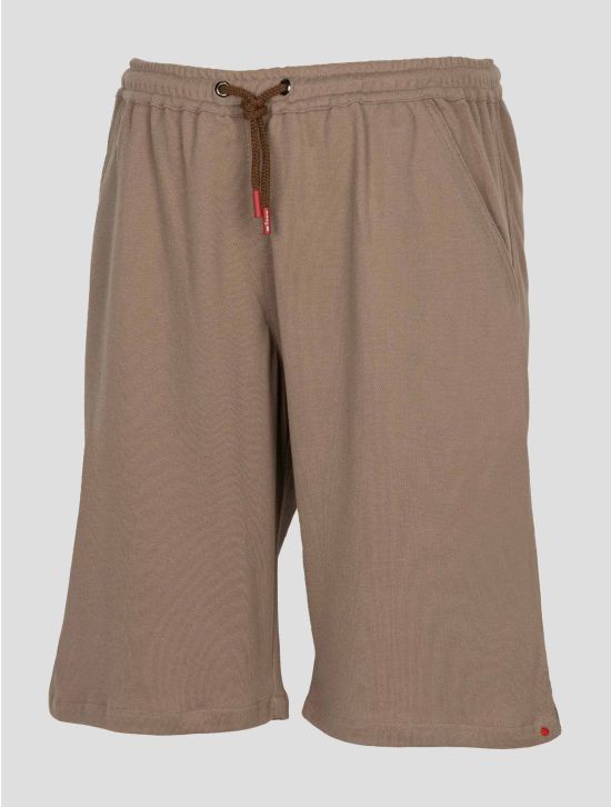 Kiton Taupe Cotton Short Pants 2