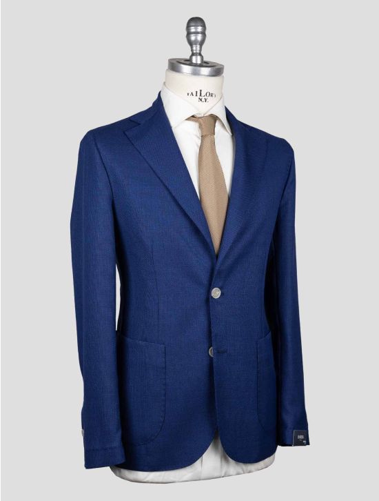 Barba Napoli Blue Virgin Wool Blazer BBZ5 2