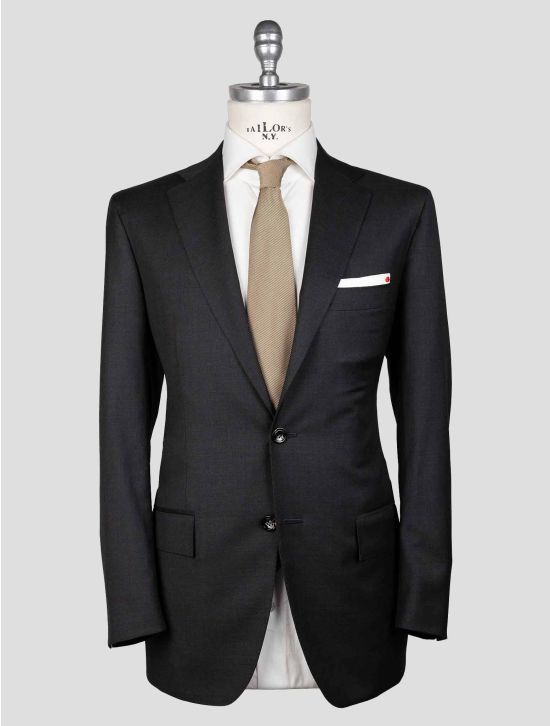 Kiton Dark Gray Virgin Wool Suit 1
