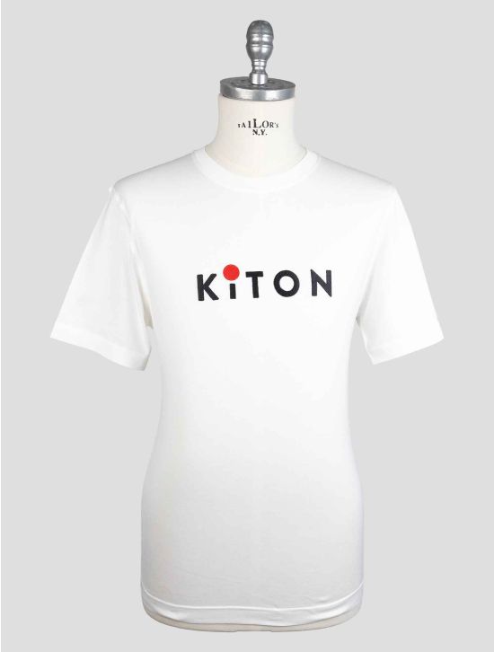Kiton White Cotton T-Shirt 1
