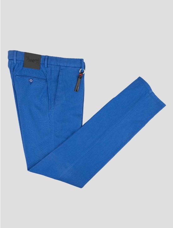 Marco Pescarolo Blue Cotton Silk Cashmere Ea Pants 1