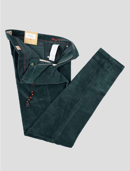 Marco Pescarolo Green Cotton Cashmere Ea Velvet Pants 2