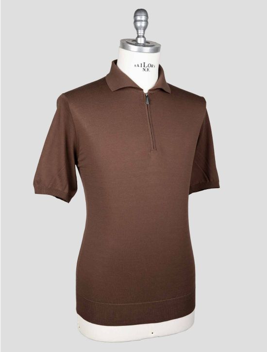 Cesare Attolini Brown Cotton Polo AMZ9 2