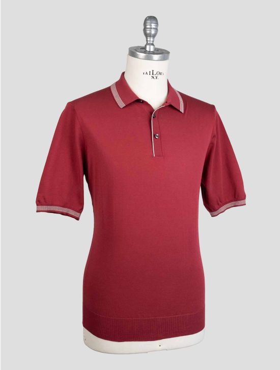 Cesare Attolini Red Cotton Polo AMZ10 2