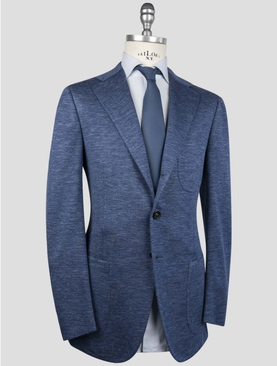 Cesare Attolini Blue Wool Silk linen Pa Blazer 2