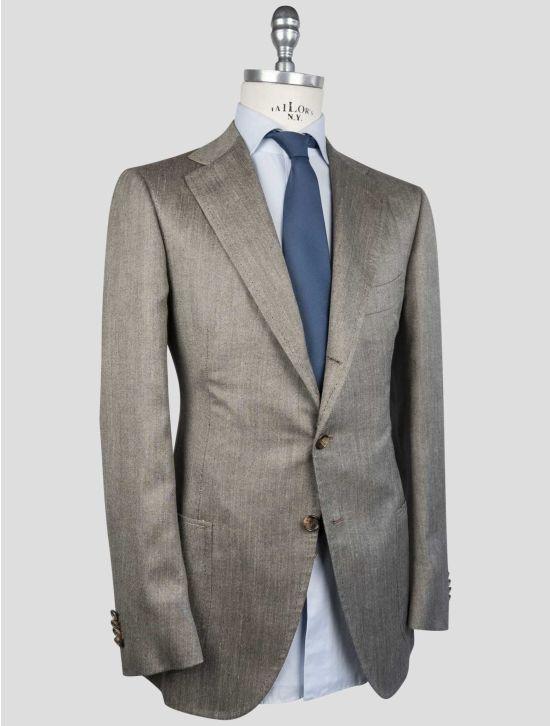 Cesare Attolini Beige Cashmere Silk Linen Blazer 2