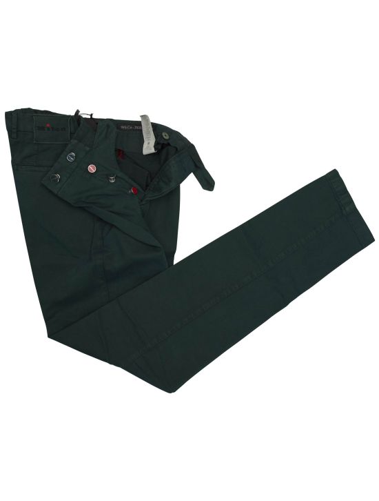 Kiton Green Cotton Cashmere Ea Pants 2