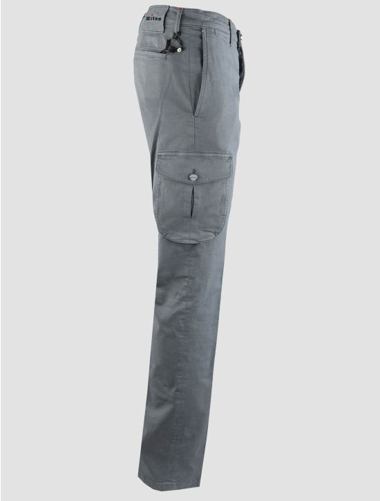 Kiton Light Gray Cotton Ea Cargo Pants 2