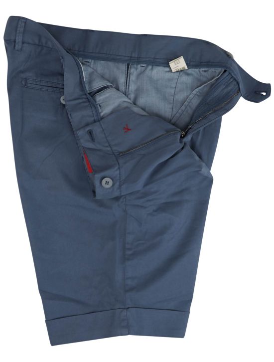 Isaia Blue Lyocell Cotton Ea Short Pant 2