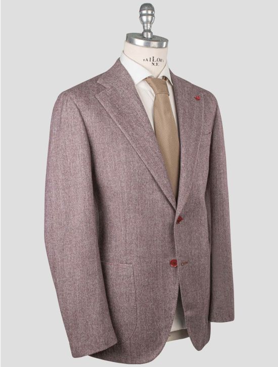 Isaia Lilac Wool Cotton Cashmere Blazer 2