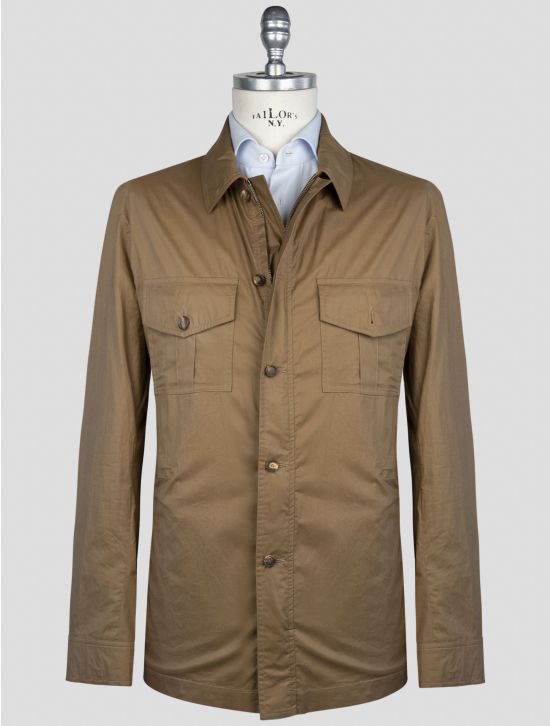 Cesare Attolini Brown Cotton Coat 1