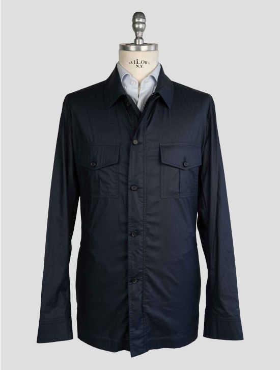 Cesare Attolini Blue Cotton Coat 1