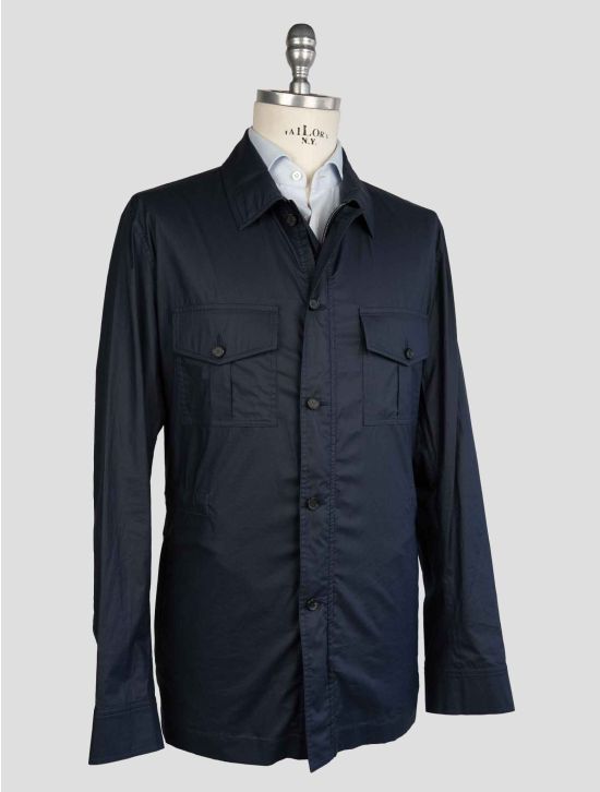 Cesare Attolini Blue Cotton Coat 2