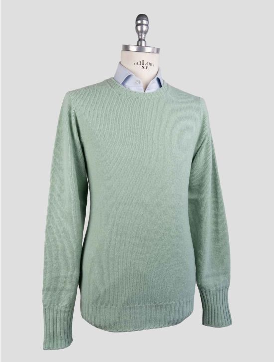 Drumohr Green Lambswool Sweater Crewneck 2